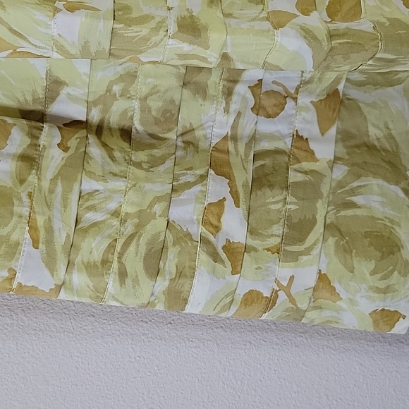 Eshakti Yellow Floral Short Sleeve Dress Size 16/XL - Picture 8 of 10